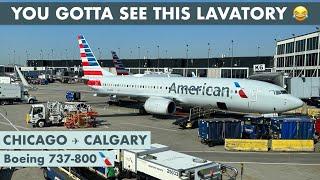 WHAT A JOKE | Flying American's 737-800 from Chicago to Calgary