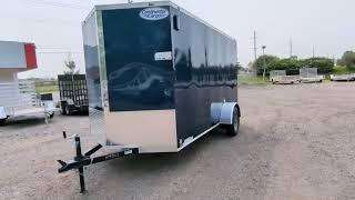 Continental Cargo 6x12 V Nose Enclosed Cargo Trailer - AAA Trailer - Howell MI