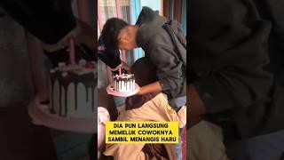 momen romantis ketika pacar tiba-tiba kasih surprise ulang tahun ‼️‼️ #surprise #ulangtahun #pacar