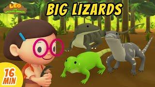 Big Lizards Minisode Compilation - Leo the Wildlife Ranger | Animation | For Kids | Family