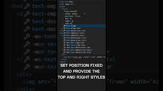 CSS position fixed #css #css3 #position #fixed #frontenddevelopment #uidesign #interviewpro