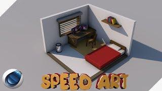 Speed Art - Isometrick Room | Speed Art