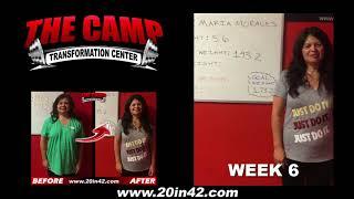 Houston TX Weight Loss Fitness 6 Week Challenge Results - Maria Morales