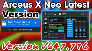 Arceus X Neo Latest Version Released | No Lag No Crash | V647 | Arceus X New Update - JN HH Gaming