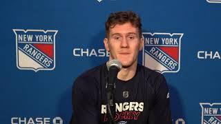 Adam Fox Feb 26 Postgame | New York Rangers