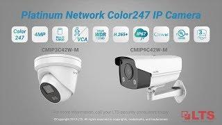 LTS Platinum, New Product - Platinum Network Color247 Bullet & Turret IP Camera - 4MP