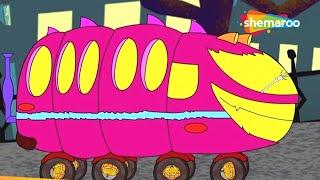 बस के पैये हेलोवीन | Wheels On The Bus | Hindi Rhymes for Children (HD)