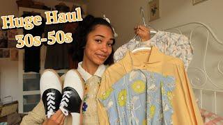 Collective Vintage Try On Haul // 30s-50s pieces