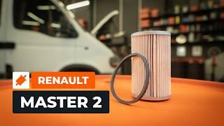 Cómo sustituir: filtro de combustible en RENAULT MASTER 2 Furgón [TUTORIAL AUTODOC]