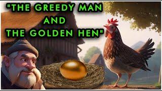 The Greedy Man and the Golden Hen | Short English Stories | English Stories for Kids l kids stories