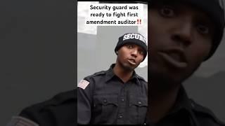 security officer doesn’t care if he loses his job!! (EPIC FAIL) #audits #1stamendment #foryou
