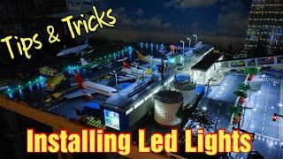 Lego lighting tips, how to hide wires in your builds.