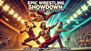 Epic Wrestling Showdown: Catch Wrestling, Pro Wrestling, and Ultimate Fighting