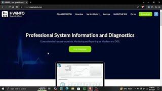 HOW TO DOWNLOAD AND INSTALL HWiNFO - TOOL TO MONITOR AND ANALYZE WINDOWS HARDWARE INFO IN REAL-TIME