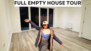 FULL TOUR OF OUR EMPTY NEW BUILD HOUSE | UK FIRST TIME BUYERS | LONDON HOUSE TOUR