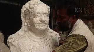 THE MAKING OF#CLAY#PORTRAIT#SCULPTURE AND #MOULDING FULL VIDEO STEP BY STEP #KRISHNANAIK,#sculpture,