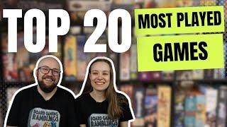 Our top 20 most played games of all time!