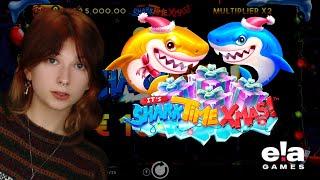 It's Shark Time Xmas slot from Ela Games