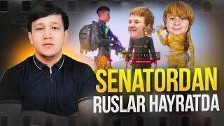 PRANK RUSLAR HAYRATDA SENATORGA OYNASHDI ORGATISHYAPTI LEKN SENATOR UZBEK SILALGNI KORSTDI