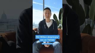 CEO, of TIKTOK Shou Chew, shares a special message on behalf of the entire TikTok #tiktokvideo