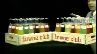 Towne Club Pop Ad from 1970s with Sonny Eliot