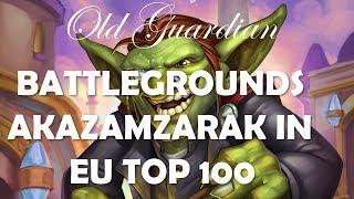 The Great Akazamzarak with Demons in top 100 (Hearthstone Battlegrounds gameplay)