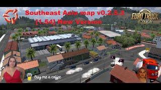 Euro Truck Simulator 2 (1.54) Southeast Asia map v0.2.5.3 [1.54] New Version + DLC's & Mods