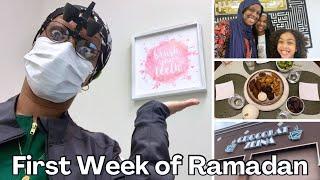 FIRST WEEK OF RAMADAN 2024! | Working mom, first days of fasting, Iftar, and shopping!