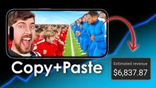 Copy Paste Videos of Mr Beast and Earn Money ! copy paste video on youtube and earn money