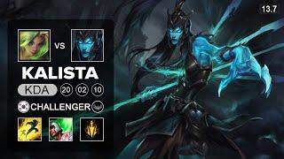 Kalista vs Zeri ADC - KR Challenger - Patch 13.7 Season 13