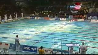 4x50 medley men relay sc europeen champioship 2009