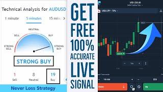 Free Binary Options Live Stream Signal App   The Most Accurate Auto Live Buy Sell Signals