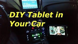  How to mount a Tablet in any car for $30