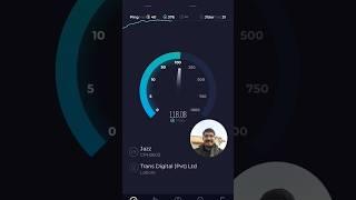 120Mbps Jazz Internet Speed Test - Village Kotli Rai Abu Bakar in District Kasur