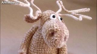 Амигуруми: схема Лось Вениаминыч. Игрушки вязаные крючком - Free crochet patterns.