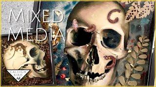 Creepy Skull Art | Skull Oil Painting Tutorial