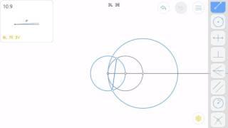 Euclidea 10.9 (Kappa 9) Solution walkthrough