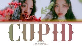 FIFTY FIFTY "Cupid (Twin Ver.)" Lyrics (피프티피프티 "Cupid (Twin Ver.)" 가사) (Color Coded Lyrics)