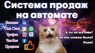 Продажи в онлайн это просто, структура для системных продаж!