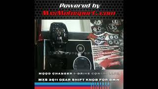 MXS 3611 Crystal Series Gear Shift Knob BMW G30  RHD i-Drive Controller by @mxsmotosportvideo