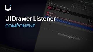 UIDrawer Listener - Component - DoozyUI - UI Management System for Unity