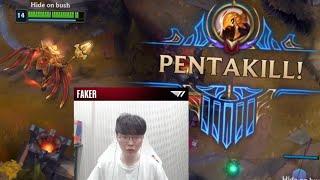 T1 Faker Starts the NEW SEASON With a PENTAKILL - Best of LoL Stream Highlights (Translated)