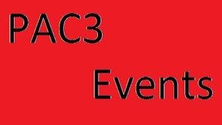 Pac 3 Tutorial - Events