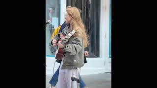 Busker in Dublin - Grafton Street