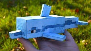 How To Make Dolphin Minecraft Papercraft