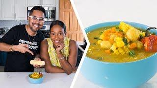 How To Make Trini Corn Soup | Foodie Nation