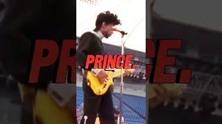 Prince SKILLED guitar soundcheck (NFL football game LIVE)  #prince #soundcheck #nfl #live