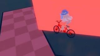 playing that one ROBLOX TIKTOK GAME... (roblox obby with a bike)