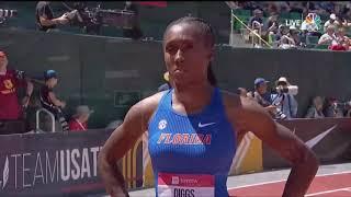 Allyson Felix 6th as Talitha Diggs 50.22 wins Women 400m Finals at USATF  Championships 2022