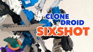 Sixshot Clone Droid Transformers Review